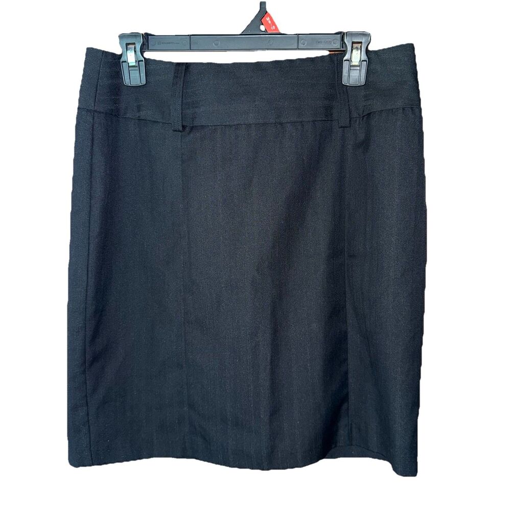 Maurices Skirt Size 5/6 Black Pencil Career Above Knee Length